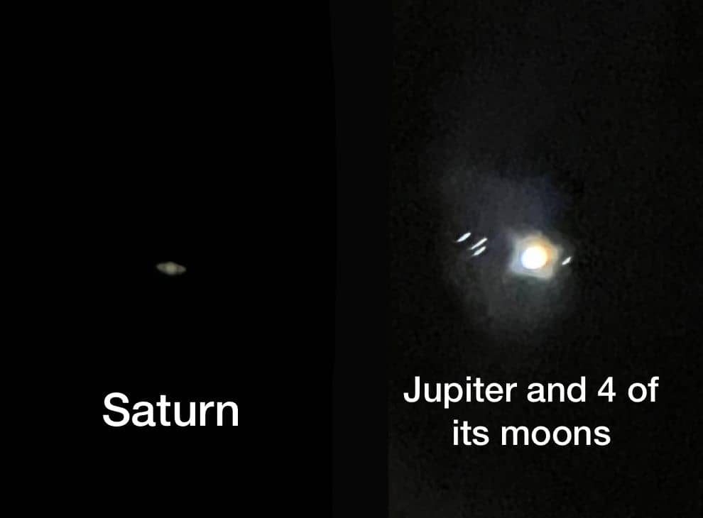 Astronomy club at USC – Shot on my Phone through the telescope lens